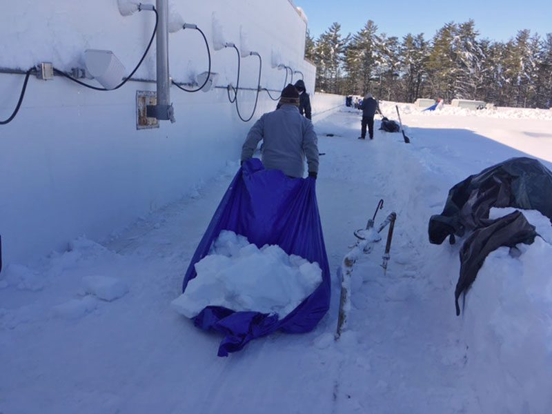 North American Roofing Snow Removal Crews are Ready to Help!