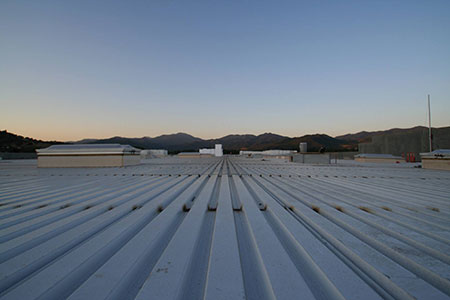 metal commercial roof
