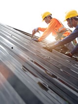 commercial metal roof installation