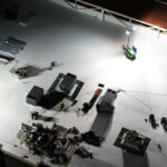 arial view of a commercial roof