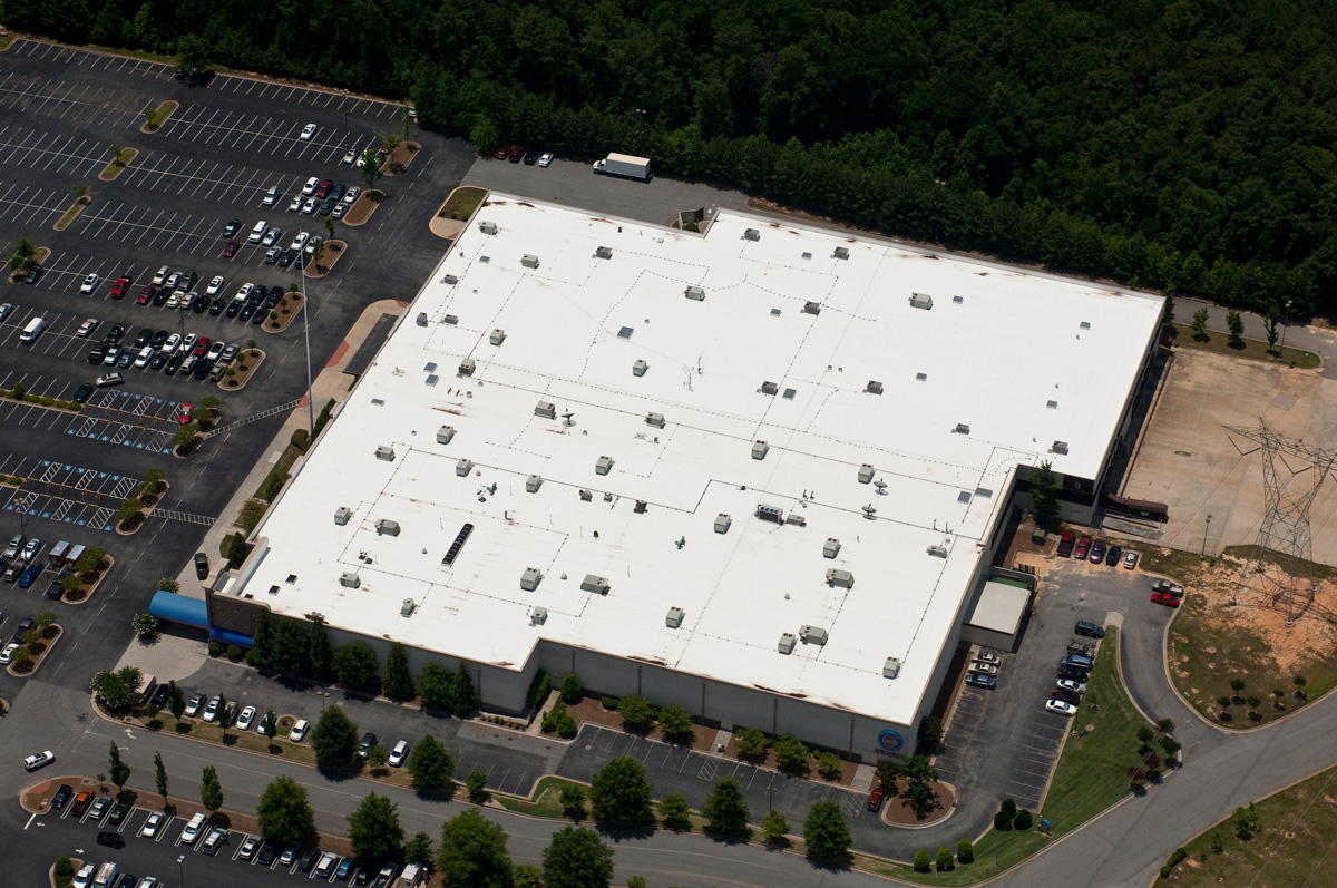 dave and buster commercial roof near charlotte nc