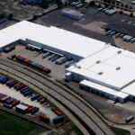 commercial roof top JM Schmucker PVC roof in Bloomsburg PA